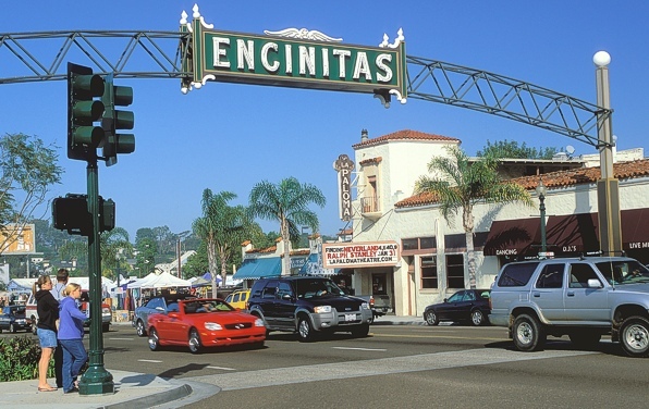 Encinitas homes surround the Encinitas Ranch Golf Course