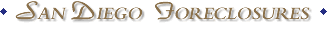 San Diego foreclosures