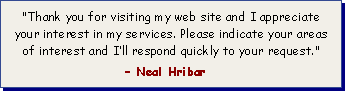 Contact Neal Hribar
