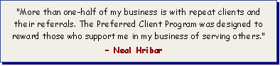 Preferred Client Program